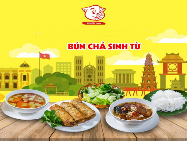 Bún Chả Sinh Từ - Món ăn giản dị, hương vị truyền thống.